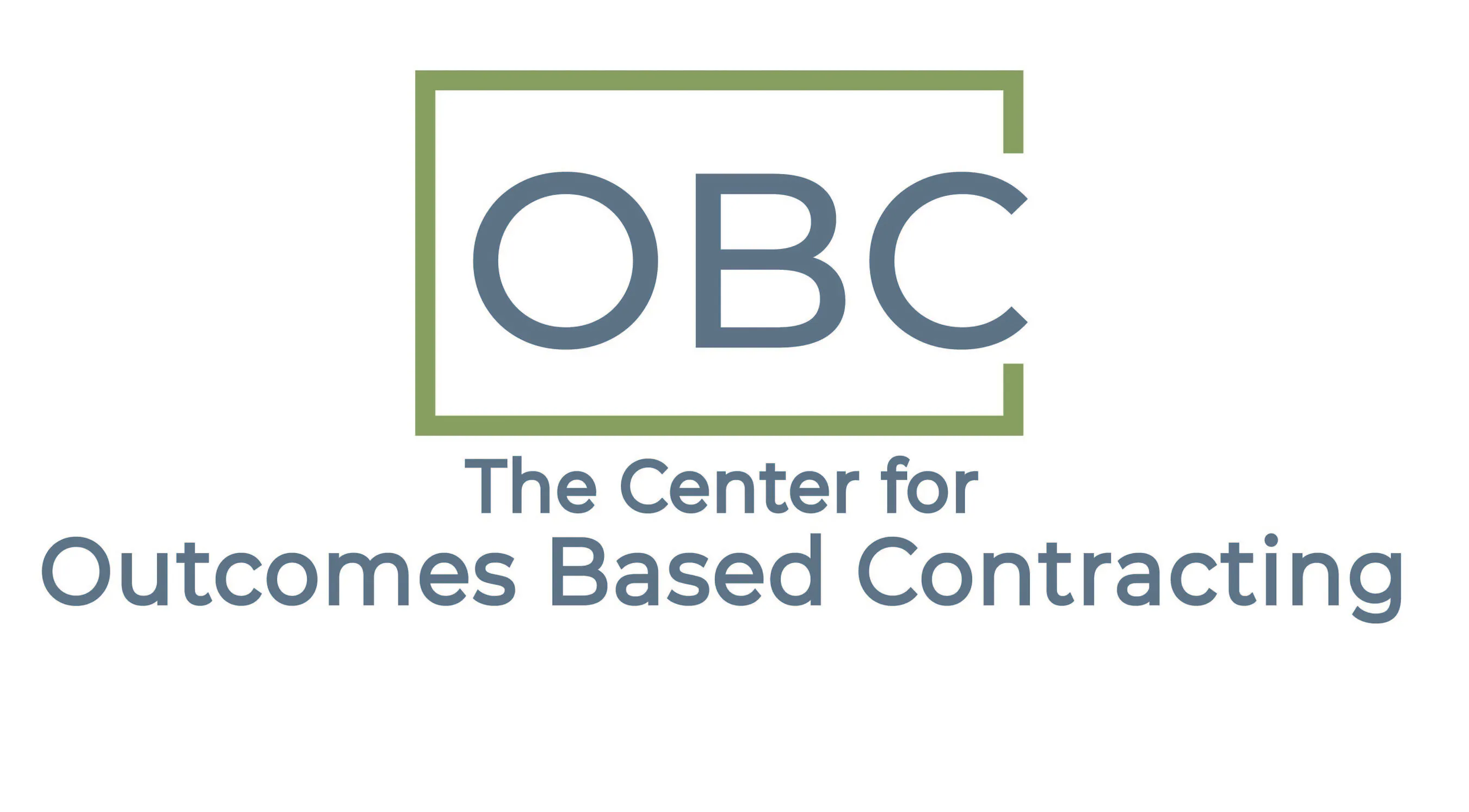 OBC logo for The Center for Outcomes Based Contracting.